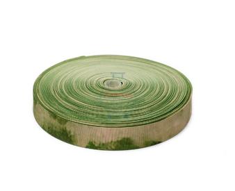 Лента эластичная 25 мм принт №410 мох